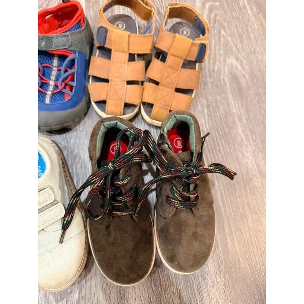 Bundle of 6 Boys Toddler Shoes Size 9